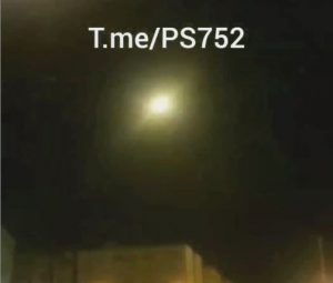 Опубликовано видео, на котором предположительно зафиксирован удар ракеты по украинскому «Боингу» в Иране