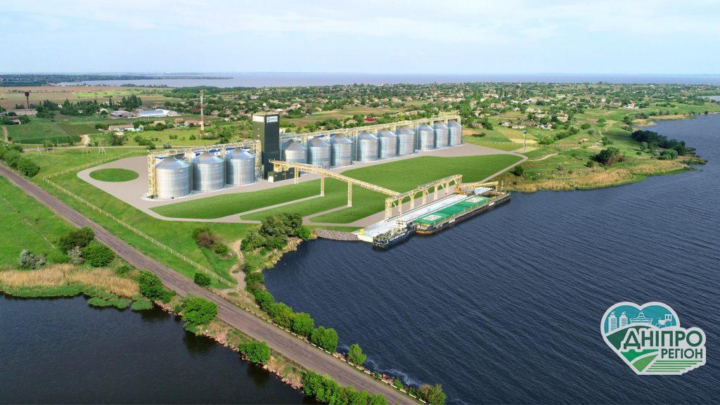 На Дніпропетровщині будується новий перевантажувальний термінал на річці Дніпро На Дніпропетровщині будується новий перевантажувальний термінал на річці Дніпро