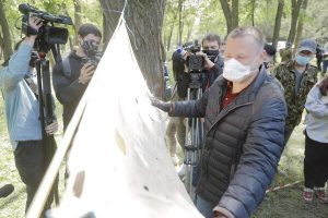 Філатов дав старт розкопкам на місці ймовірного розташування Лазаревської церкви