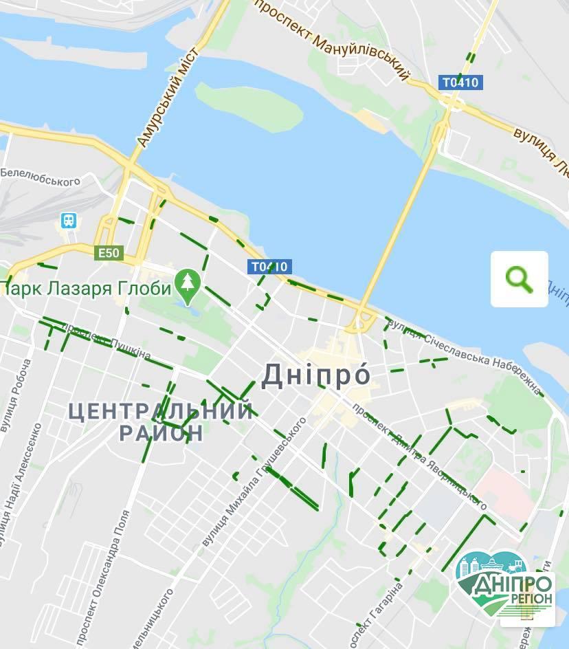 У Дніпрі презентували онлайн-карту безкоштовних парковок УДніпрі презентували онлайн-карту безкоштовних парковок