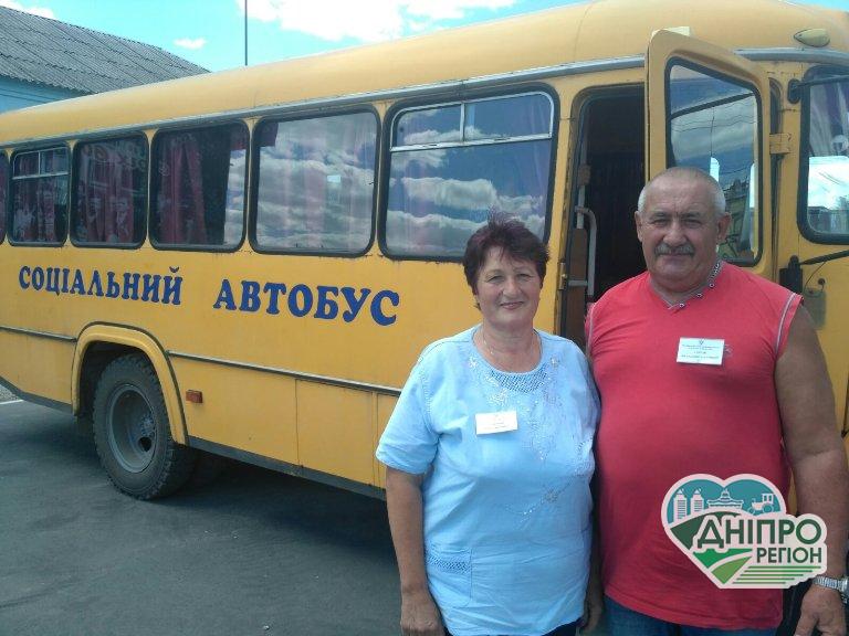 У Юр’ївській громаді на Дніпропетровщині запустили автобус для пільговиків