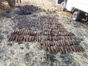 В Дніпрі знайшли майже півтисячі одиниць старих боєприпасів