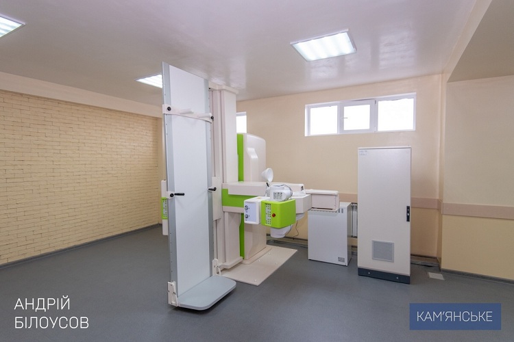 На Дніпропетровщині відкрили новий рентген кабінет з сучасним обладнанням