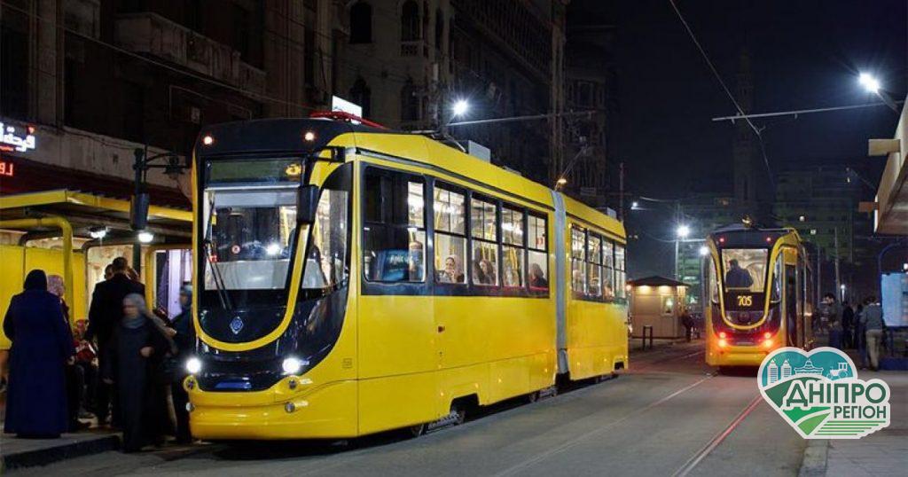 Трамваї з Дніпра відправились до Єгипта перевозити пасажирів