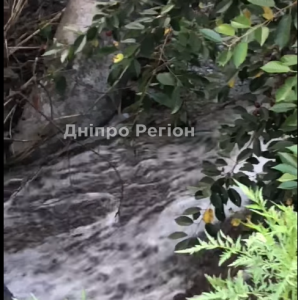 У Дніпрі в озеро Куряче скидають воду із піною (ВІДЕО)