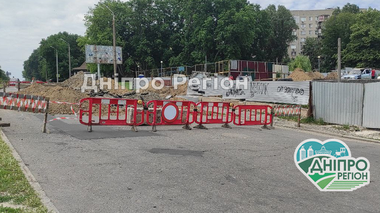 У Дніпрі до 8 липня перекрили рух по вулиці Високовольтній