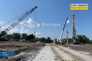 Траса Н-31 Дніпро – Решетилівка: будують фінішну ділянку магістралі на Дніпропетровщині (ФОТО)