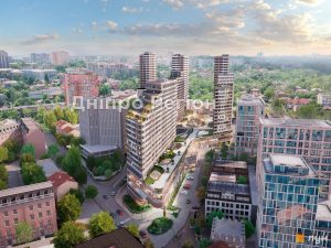 В центре Днепра активно строят высотки, высота потолков составит 3,6 метра (Фото)