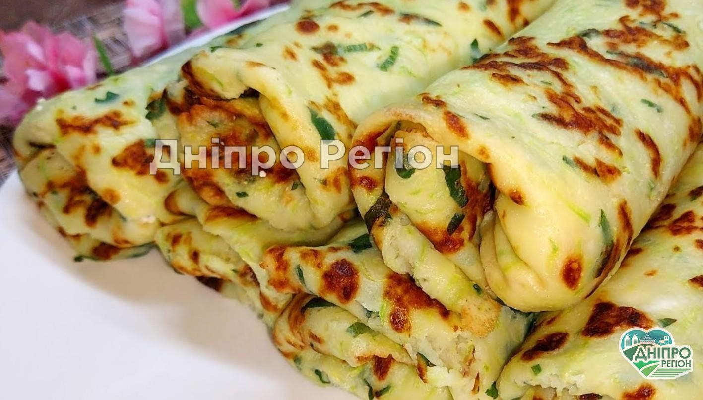Быстрый завтрак из кабачков. Вкуснейшие блинчики из кабачка с начинкой