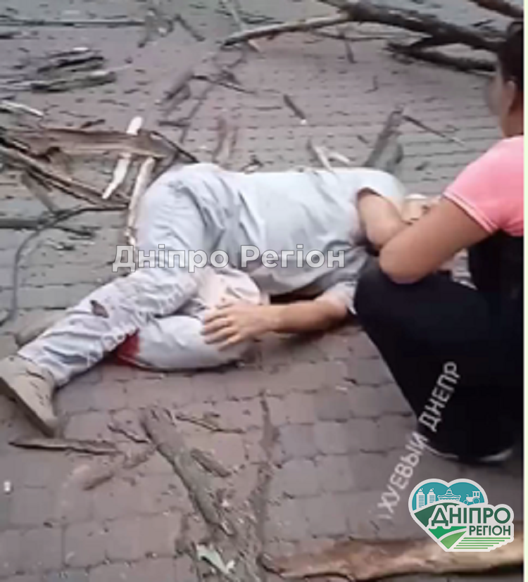 Сломаны обе ноги: в Днепре в парке Глобы на мужчину упало дерево (ВИДЕО) Сломаны обе ноги: в Днепре в парке Глобы на мужчину упало дерево (ВИДЕО)