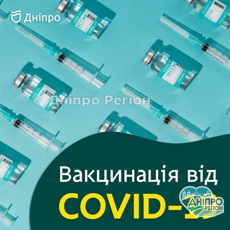 Де у Дніпрі працюють центри вакцинації. Адреса та графік роботи