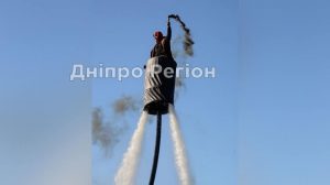 Такого ще не було: над Дніпром у ступі літала Баба-Яга (Фото, Відео)