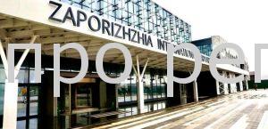 У Запоріжжі сильний снігопад. Авіарейси скасовують і переносять