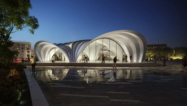 В мережі показали рендер майбутньої станції метрополітену «Театральна» у Дніпрі, яка на стадіїї будівництва