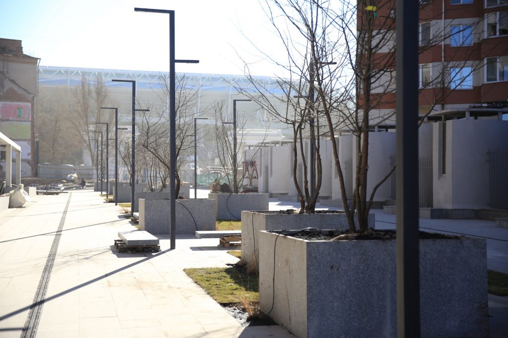 У Дніпрі закінчують капітальний ремонт бульвару Кучеревського У Дніпрі закінчують капітальний ремонт бульвару Кучеревського