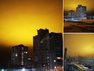 У Дніпрі на житловому масиві Тополя палає небо (Фото)