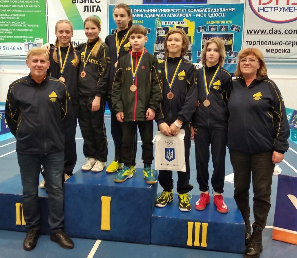 Бадмінтоністи із Дніпропетровщини здобули 9 медалей на чемпіонаті України