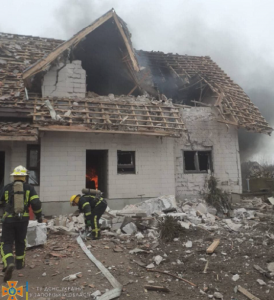 У Мелітополі снаряд потрапив в будинок, де були люди