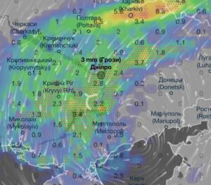 Перший рівень небезпечності: у Дніпрі попереджають про метеорологічне явище