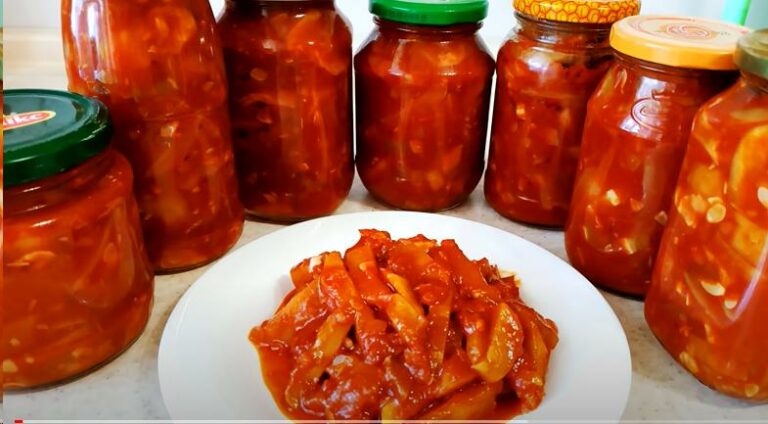 Лечо з кабачків на зиму: простий покроковий рецепт