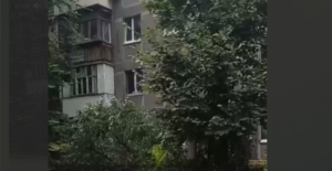 У Дніпрі на Академіка Янгеля впало дерево (Відео)