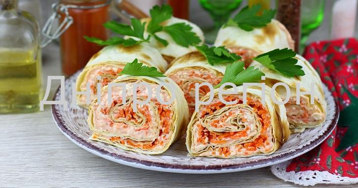 Як приготувати смачну та апетитну закуску з лаваша Як приготувати смачні та апетитні закуски з лаваша