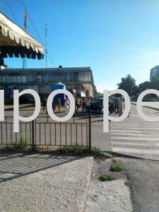 У Дніпрі на зебрі машина збила пішохода: фотофакт