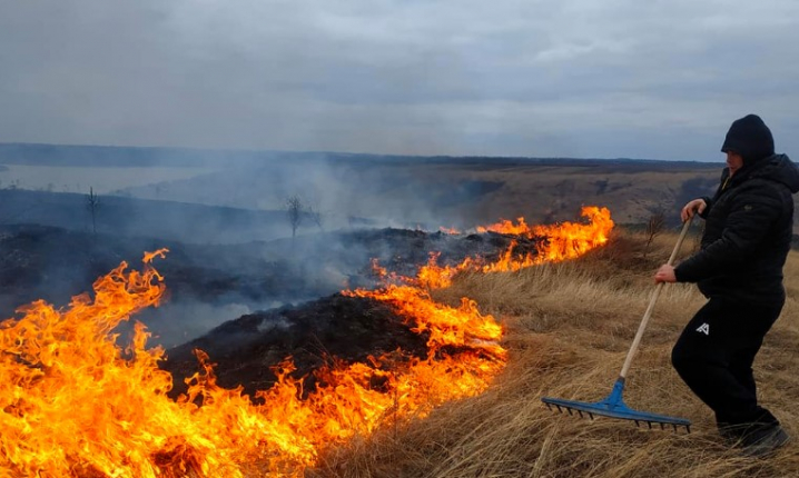 Які штрафи за спалювання сухостою - Дніпро Регіон