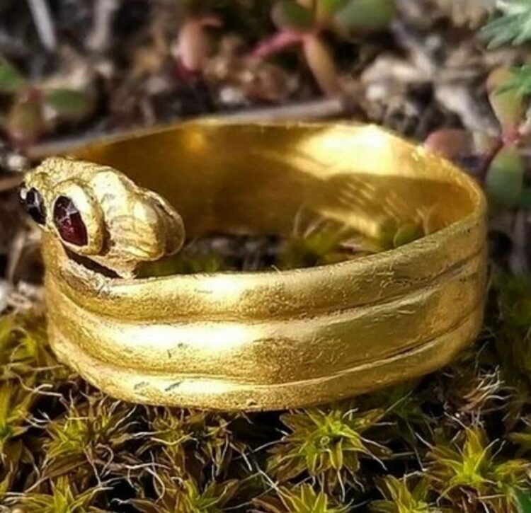 Унікальна знахідка для Дніпропетровщини: мисливці за скарбами знайшли зооморфний золотий перстень (ФОТО)