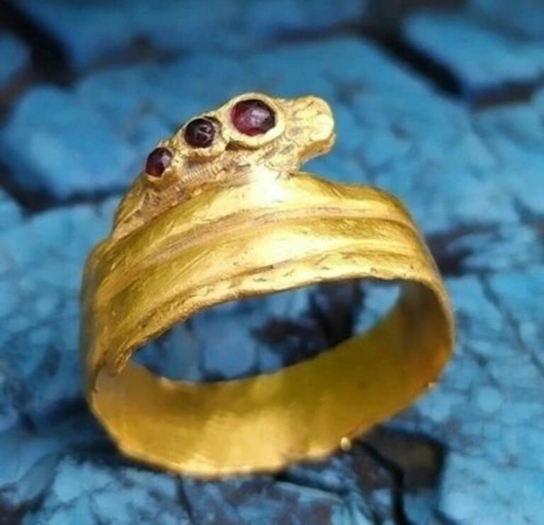 Унікальна знахідка для Дніпропетровщини: мисливці за скарбами знайшли зооморфний золотий перстень (ФОТО)