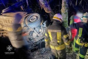На Дніпропетровщині сталася трагічна ДТП: водй не порався з керуванням та в’їхав у дерево