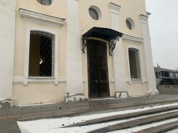 На Дніпропетровщині під час ракетної атаки пошкоджено Спасо-Преображенський храм