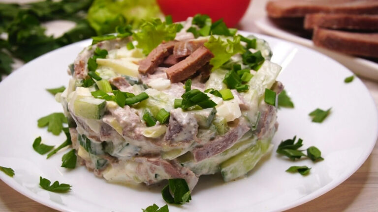 М'ясний салат «Суворий мачо»