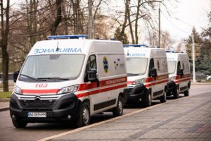 Служба медицини катастроф Дніпропетровської області поповнилася новими машинами швидкої допомоги