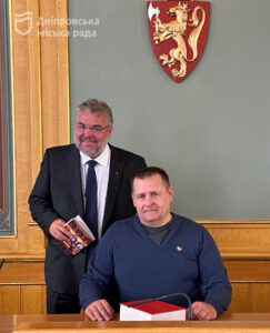 У Норвегії Філатов зустрівся з Мортеном Волдом — віцеспікером Стортингу від найбільш правої партії тамтешнього парламенту