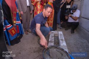 На Дніпропетровщині зводять перший у місті сучасний храм Козацької церкви Пресвятої Покрови ПЦУ