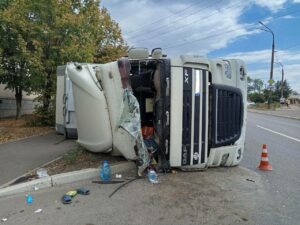 Смертельна ДТП. У Кривому Розі в аварії загинули 150 поросят (фото)