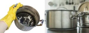 Як і чим швидко очистити пригорілу каструлю чи сковорідку