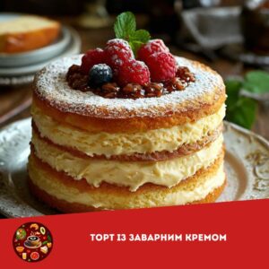 Торт із заварним кремом: класика, яка ніколи не виходить з моди