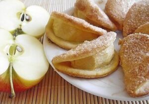 Пісне печиво з яблуками та корицею. Покроковий відеорецепт
