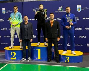 Михайло Краснюк з Дніпра став срібним призером Турніру найсильніших фехтувальників