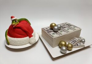 Солодкий початок 2025-го: дніпровський кондитер презентував торт “Шапка Санти”