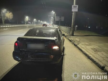 Був за кермом п’яним. У Дніпрі затримали водія, який збив молоду жінку