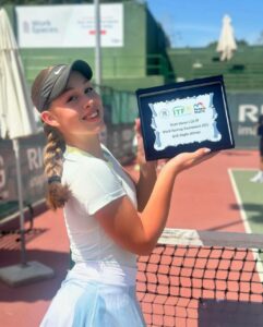 Тенісистка Анастасія Ніколаєва з Дніпра виграла турнір на Мальті