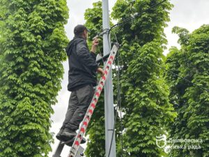 У Дніпрі на ж/м 12-й квартал запрацювали 10 камер вуличного відеоспостереження