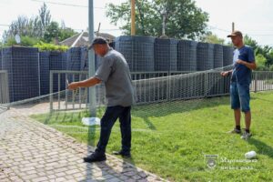 На Дніпропетровщині у Марганці триває встановлення габіонів