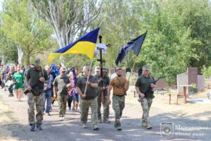 На Дніпропетровщині останню шану віддали загиблому Олександру Гончаренко