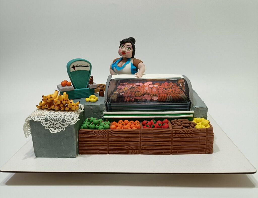 Дніпровський кондитер Дмитро Нікіфоренко створив торт “Продавщиця”