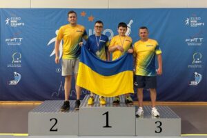 Дніпрянин Марк Вороной став срібним призером з настільного тенісу на чемпіонаті Європи