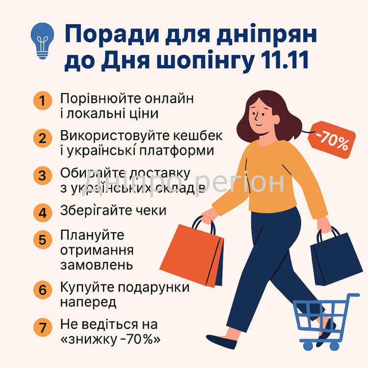 У Дніпрі готуються до великого розпродажу 11.11: ПОРАДИ